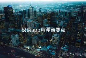 秘语app悬浮窗要点