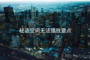秘语空间无法播放要点