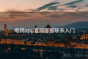 电鸽app官网客服联系入门