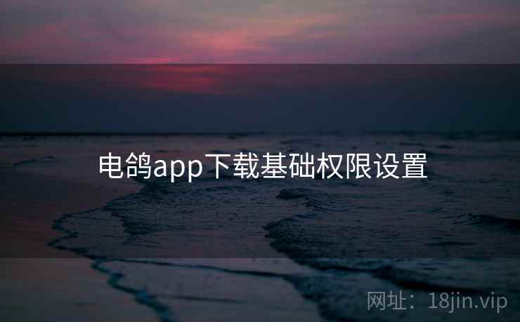 电鸽app下载基础权限设置 电鸽app下载基础权限设置