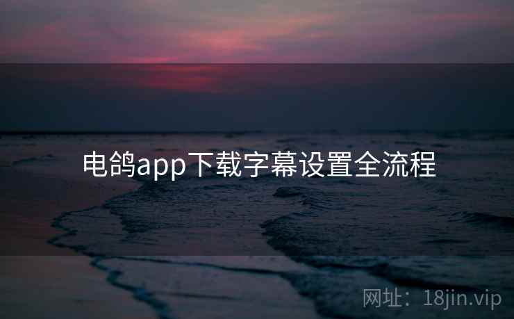 电鸽app下载字幕设置全流程 电鸽app下载字幕设置全流程