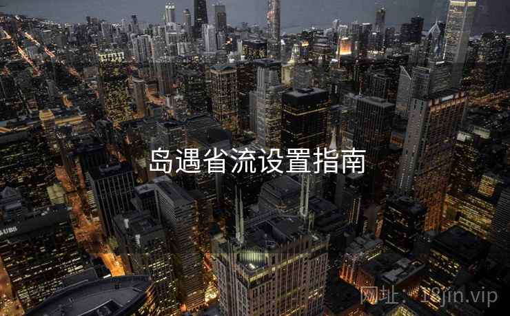 岛遇省流设置指南