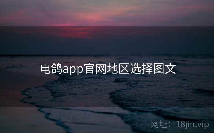 电鸽app官网地区选择图文 电鸽app官网地区选择图文